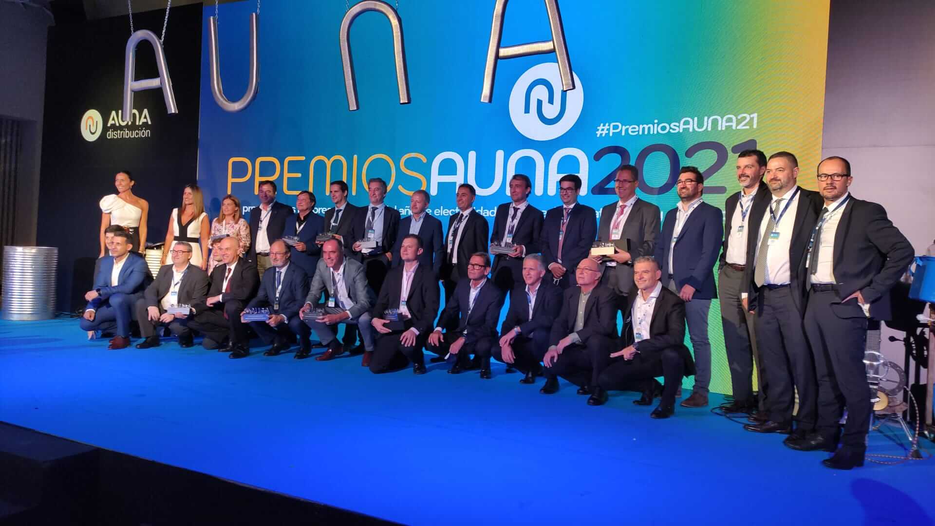 Todos los premiados posan al final de la Gala