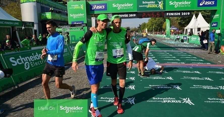 Schneider Electric renueva su compromiso con el Maratón de París