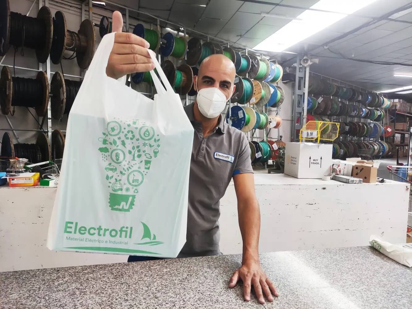 Electrofil elimina el plástico en su actividad