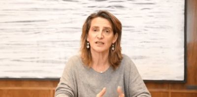 Teresa Ribera, vicepresidenta del Gobierno y ministra para la Transición Energética y el Reto Demográfico