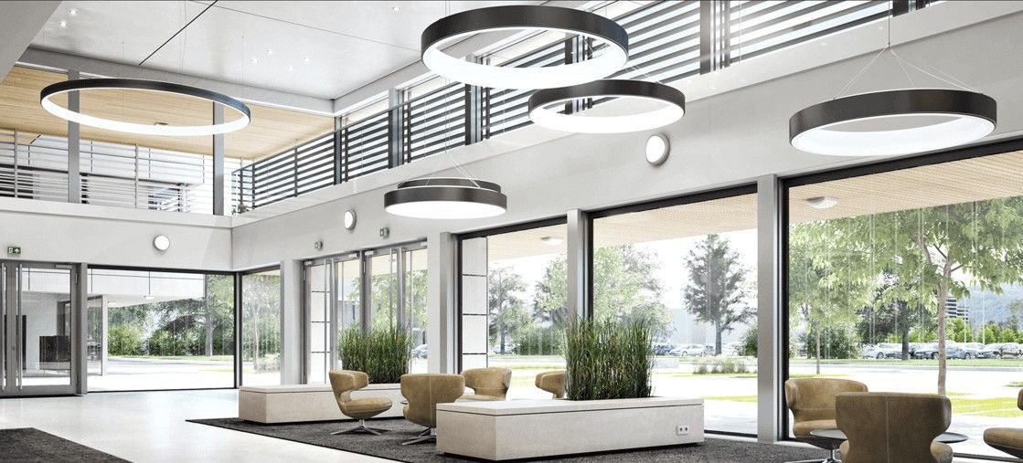 ABB reduce el consumo energético de los edificios con luminarias DALI y el ABB i-bus® KNX