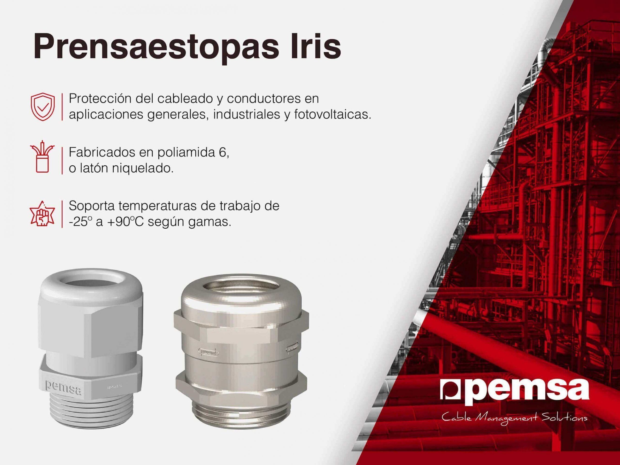 Pemsa apuesta por una amplia gama de prensaestopas enfocada a industria y a otras aplicaciones generales