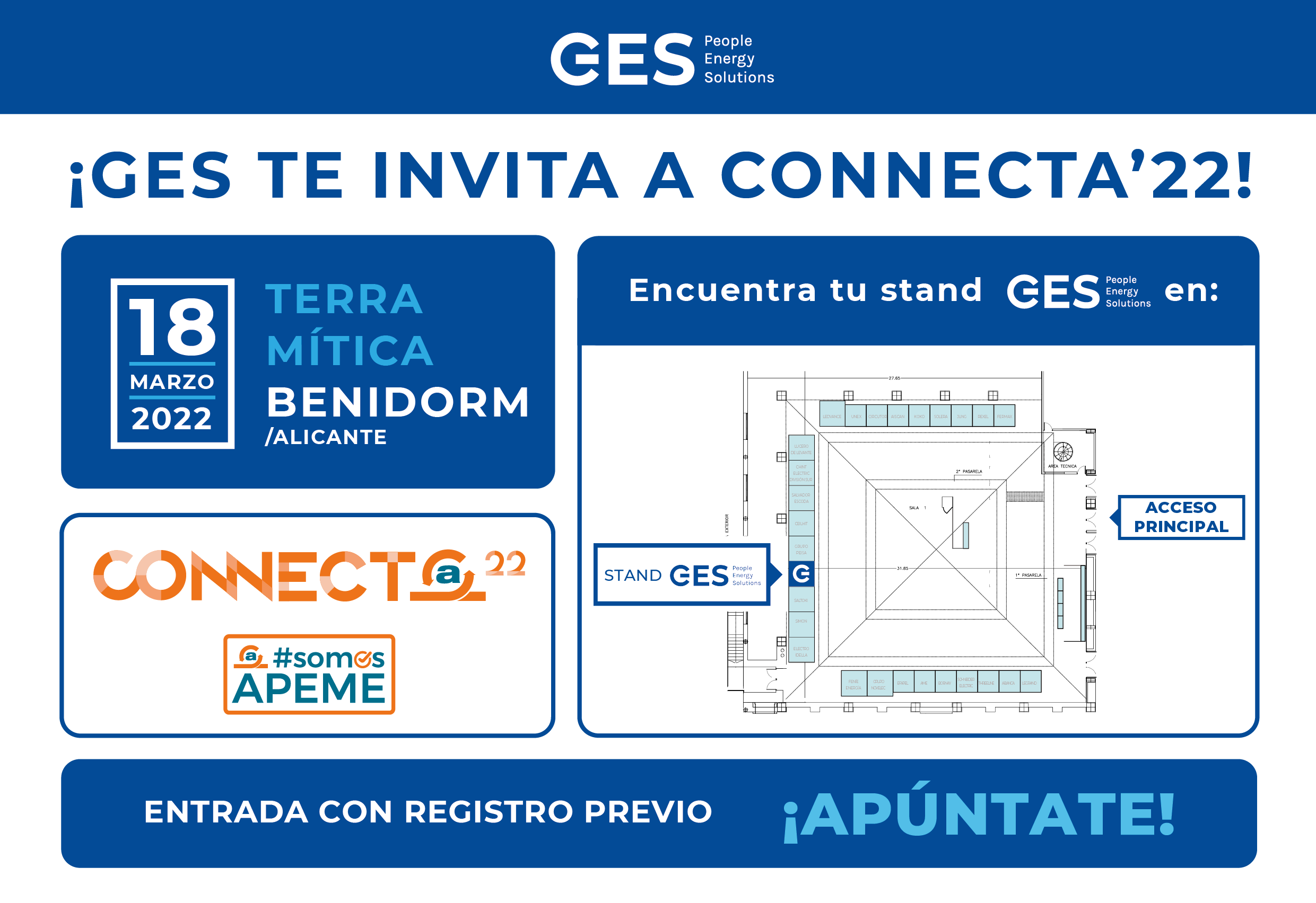 GES estará presente mañana en Connecta 22
