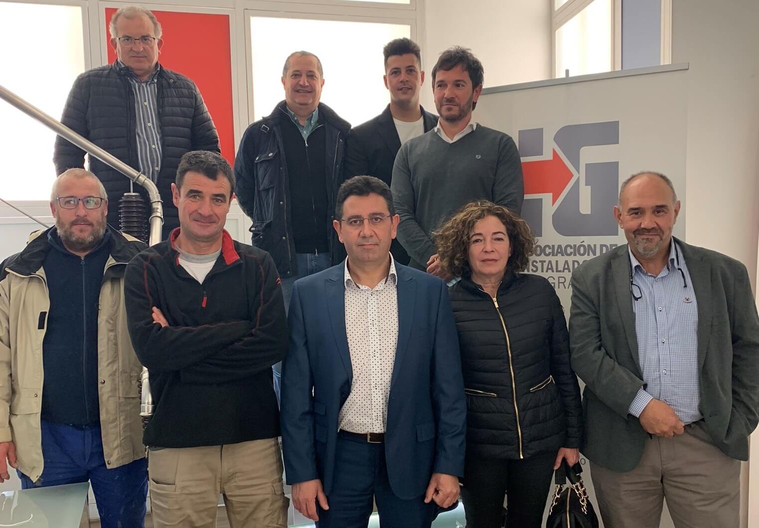 El nuevo presidente y la nueva Junta Directiva al completo