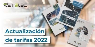Retelec estrena catálogos 2022 y actualiza sus tarifas