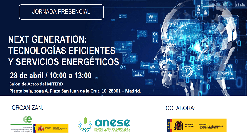 Jornada para analizar los fondos Next Generation, desde el punto de vista de las tecnologías más eficientes