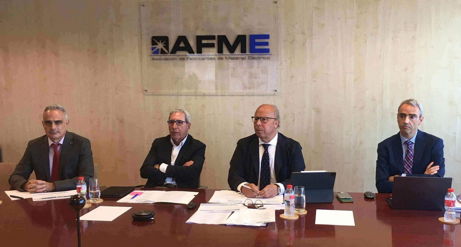 Un momento de la asamblea general de la Asociación de Fabricantes de Material Eléctrico, Afme