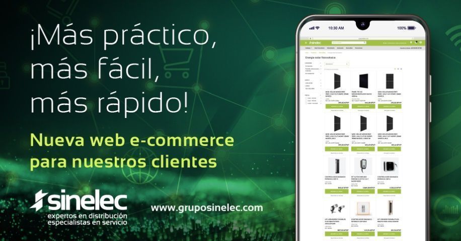 Grupo Sinelec lanza su nuevo e-commerce de venta de material para profesionales