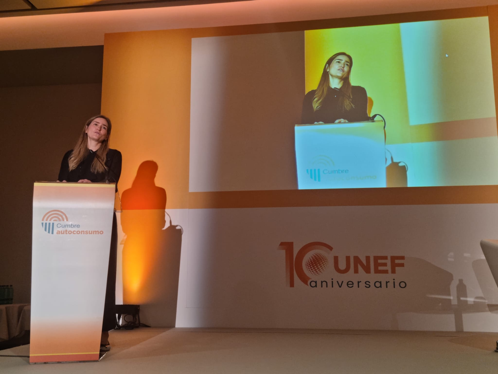 La secretaria de Estado de Energía, Sara Aagesen, en la Segunda Cumbre de Autoconsumo