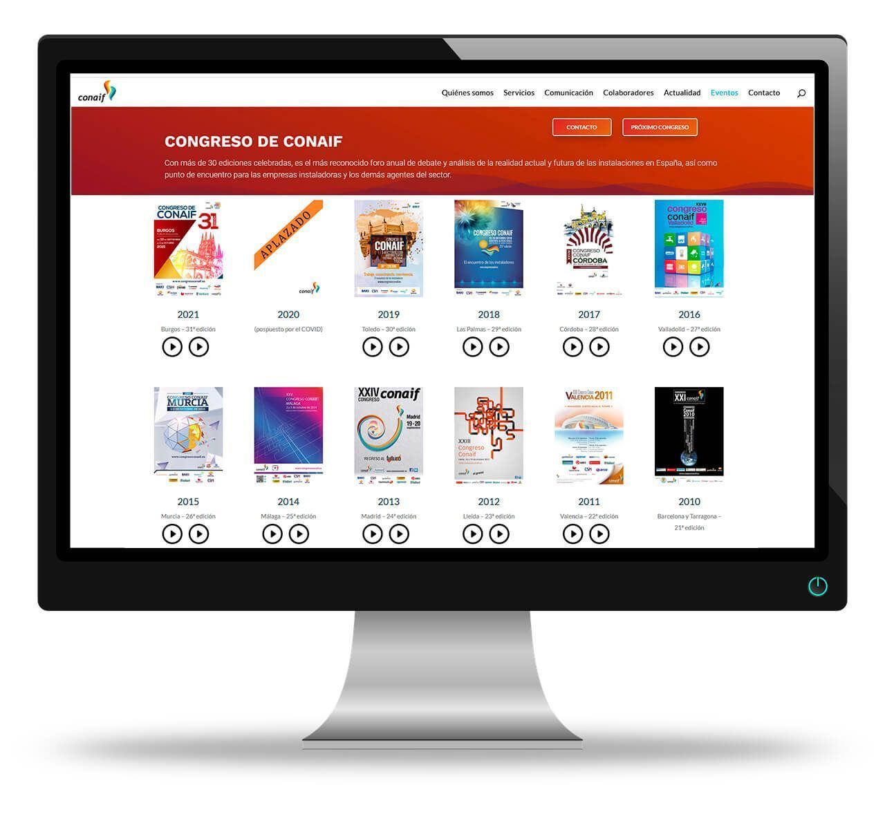 Conaif estrena web corporativa