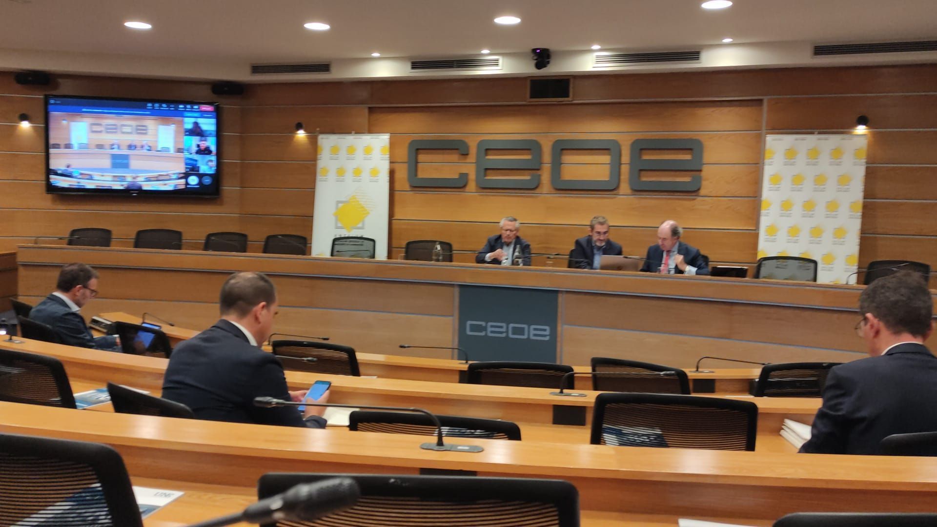 Un momento de la asamblea de Anfalum de este miércoles 22 de junio sobre el mercado de la iluminación