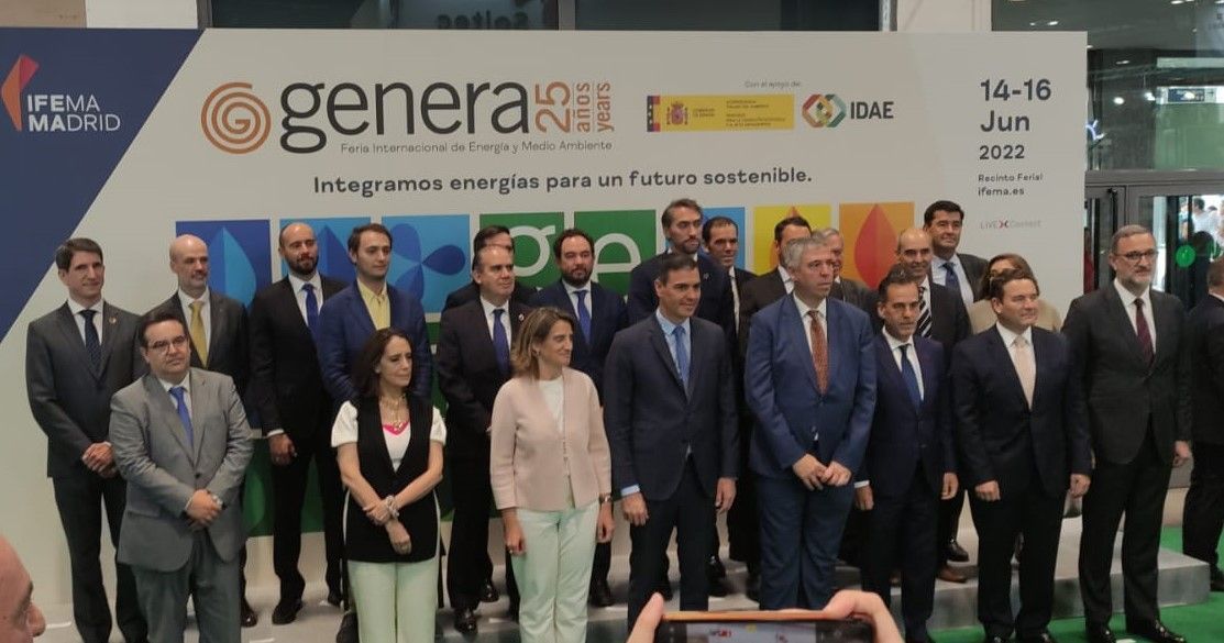 Un momento de la inauguración de la actual edición de la Feria Genera