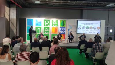 Un instante de la jornada de Fenie y Matelec en Genera