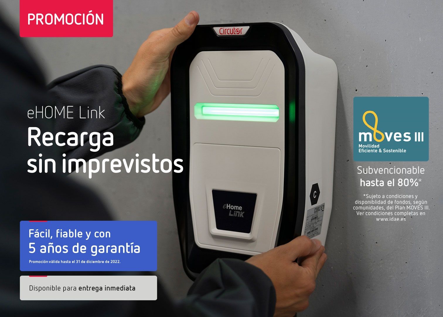 Circutor presenta una nueva promoción de su punto de recarga eHome Link