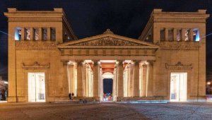Una imagen de los Propíleos, en Múnich