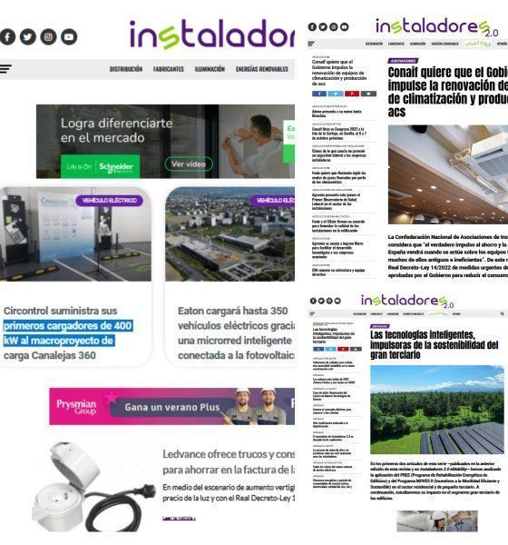 Nuevo diseño para la web de Instaladores 2.0