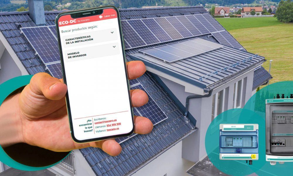 Toscano presenta una guía de selección para sus cuadros de protección de instalaciones fotovoltaicas ECO-DC