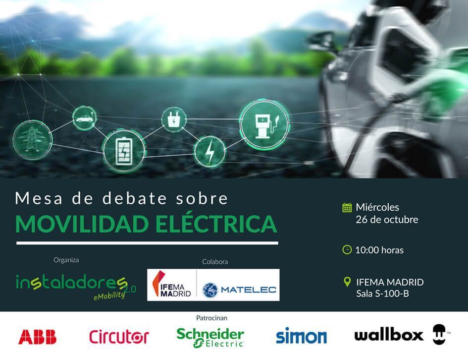 Instaladores 2.0 organiza una Mesa de Debate sobre Movilidad Eléctrica e Infraestructura de Recarga