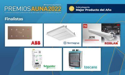 Finalistas al mejor producto en los Premio Aúna 2022