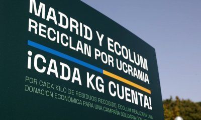 Ecolum y el Ayuntamiento de Madrid invitan a reciclar por Ucrania