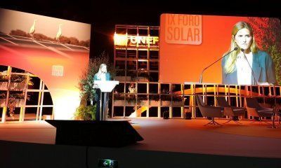 Sara Aagesen, secretaria de Estado de Energía, en la inauguración del Foro Solar