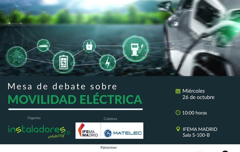 Instaladores 2.0 organiza una Mesa de Debate sobre Movilidad Eléctrica e Infraestructura de Recarga