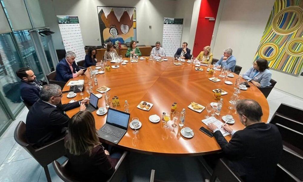 Un momento de la Mesa de Debate sobre el Vehículo Eléctrico