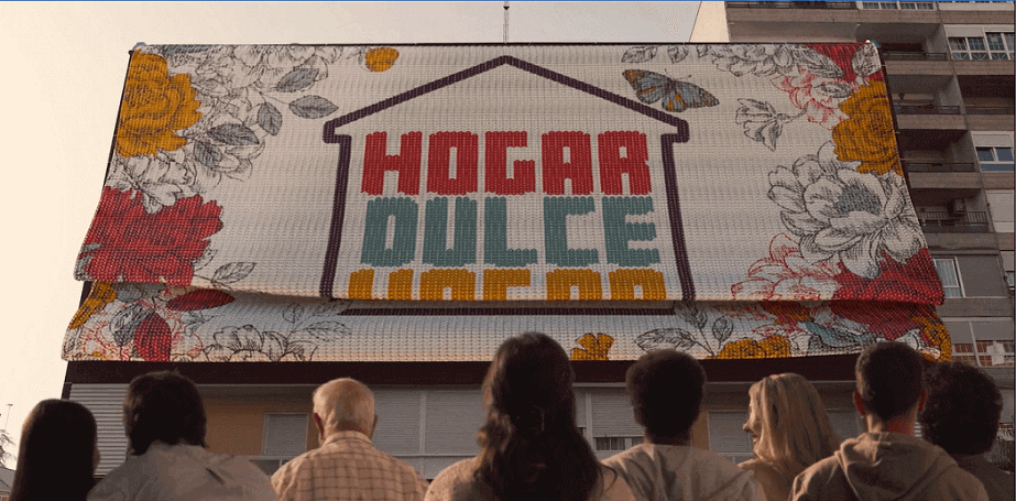 Una imagen del spot de televisión que abarca la campaña