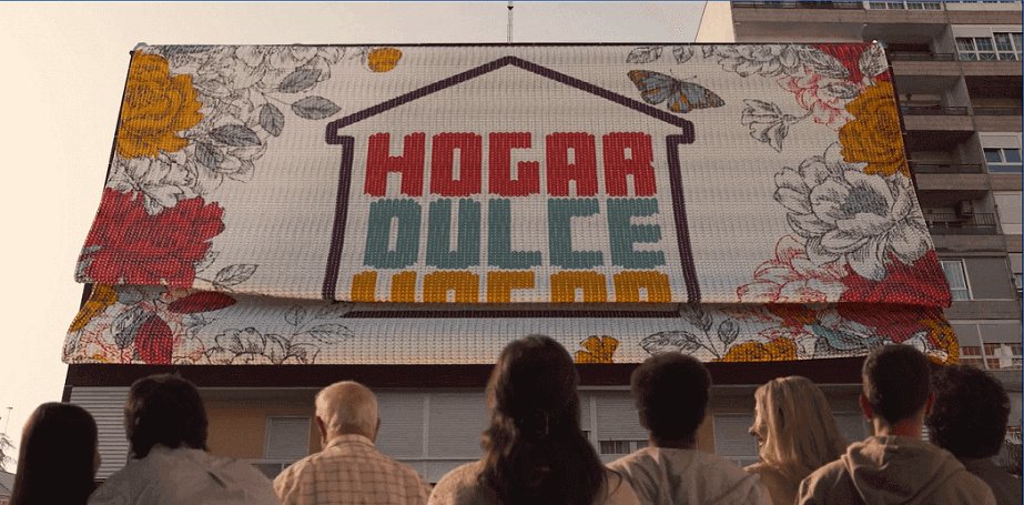 Una imagen del spot de televisión que abarca la campaña