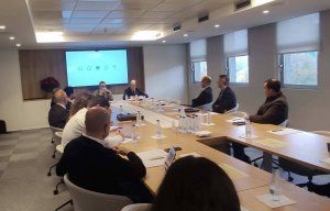 Algunos de los asistentes a la asamblea