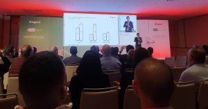 Alexis Conan, director general de Legrand Iberia, durante su intervención