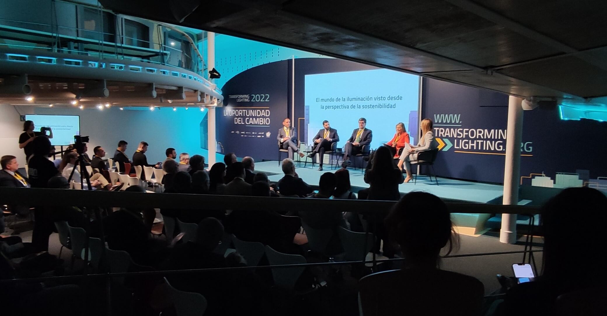 Un momento de la edición de 2022 de Transforming Lighting