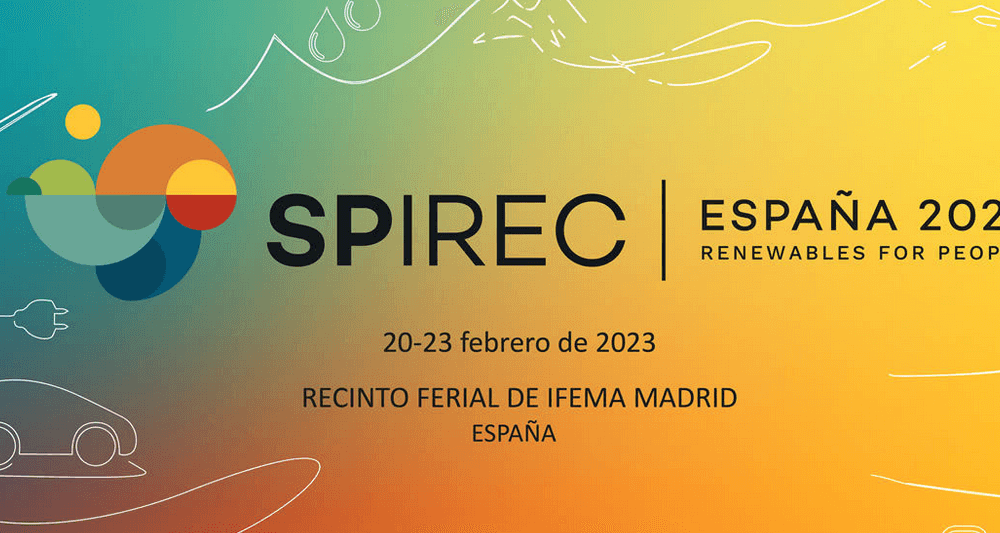 Spirec 2023, la Conferencia Internacional de Energías Renovables tendrá lugar en el marco de la Feria Genera