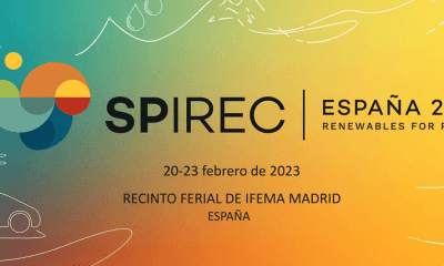 Spirec 2023, la Conferencia Internacional de Energías Renovables tendrá lugar en el marco de la Feria Genera