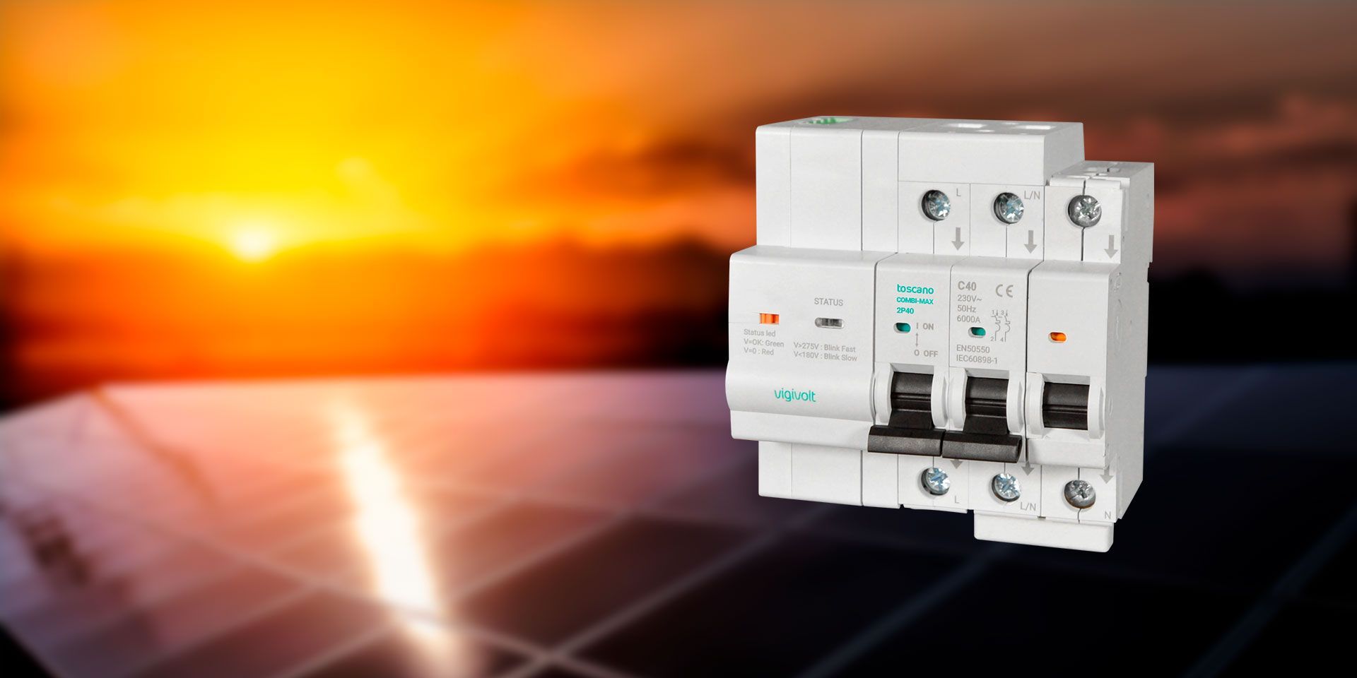 Toscano desarrolla Combi-Max, un protector de sobretensiones idóneo para instalaciones fotovoltaicas