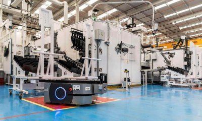 Omron y Grupo Antolín automatizan la carga y el transporte de componentes de vehículos