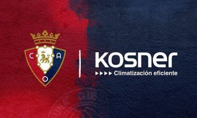 Kosner, marca de climatización distribuida por Saltoki, patrocinará a Osasuna la próxima temporada