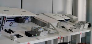 Algunos de los modelos expuestos en el Circuito del Jarama