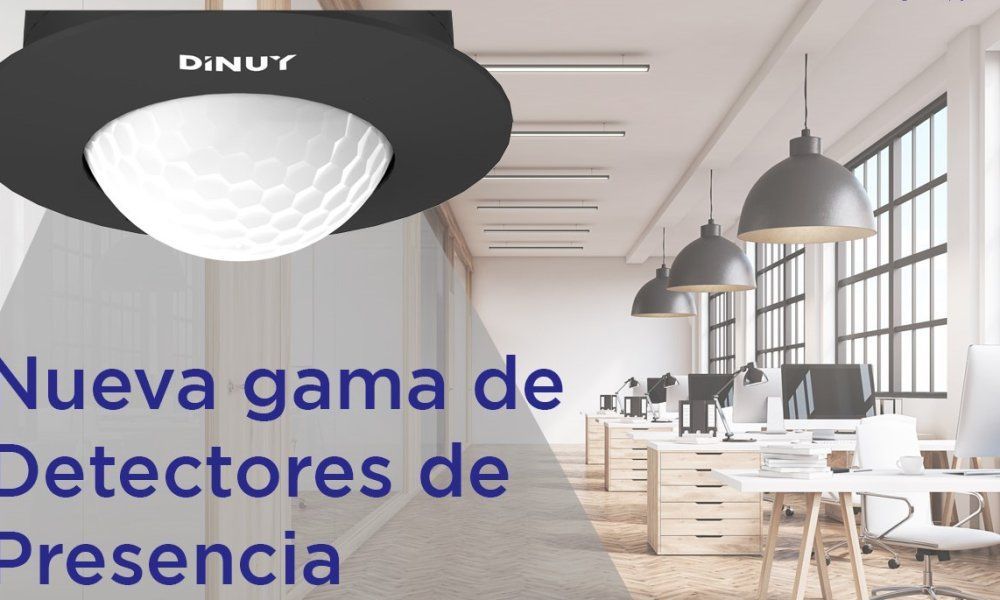 Dinuy lanza una nueva gama de detectores de presencia