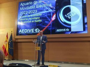 Arturo Pérez de Lucía, director general de Aedive, durante su intervención