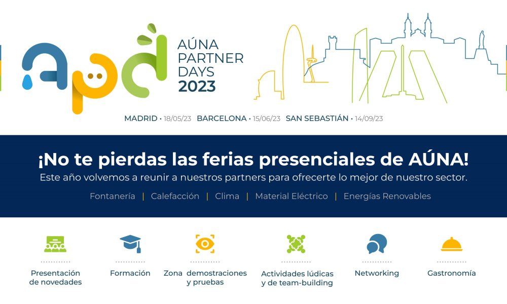 Aúna Partner Days 2023 ya tiene fechas y sedes para sus tres ediciones