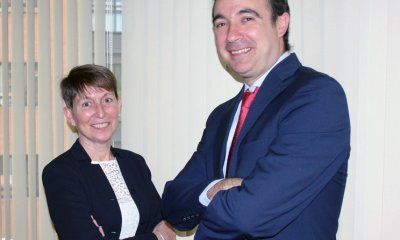 Pilar García e Iván Vaquero, responsables del nuevo Departamento de Proyectos y Ayudas Públicas de Agremia