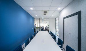 Sala de reuniones de las nuevas oficinas