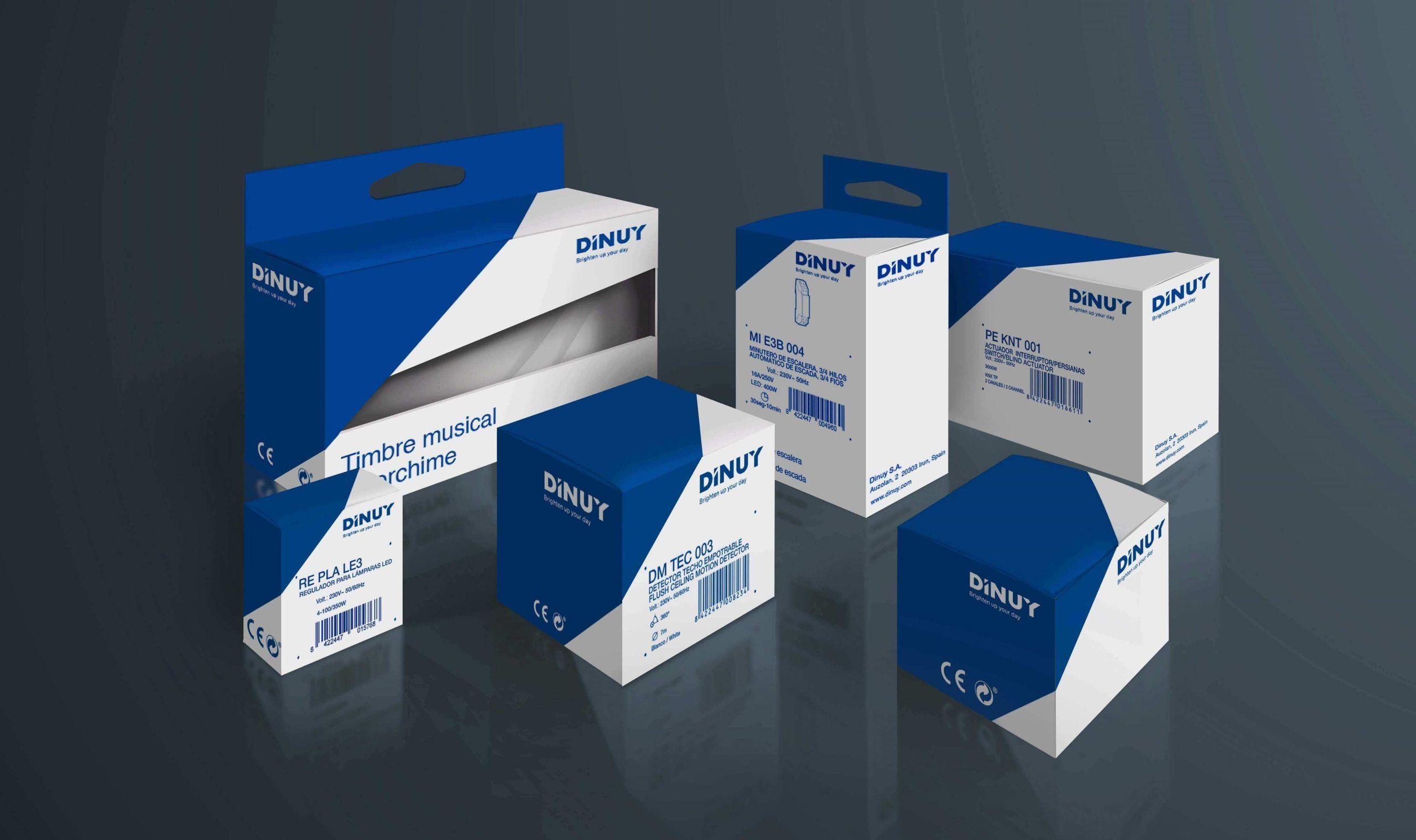 Dinuy presenta un nuevo diseño de embalaje para sus productos y manuales digitales