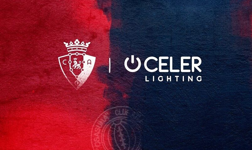 Celer, especialista en soluciones de iluminación led, nuevo patrocinador del Club Atlético Osasuna