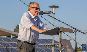 Ramón Comellas,durante su intervención