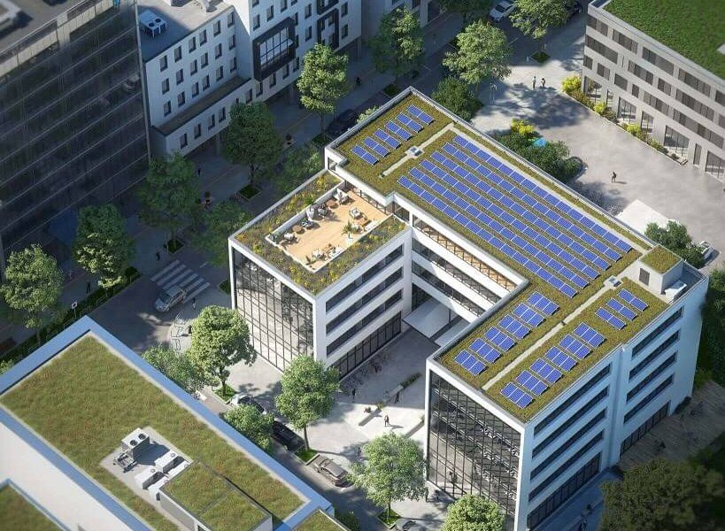 Instalar placas solares sobre una cubierta verde puede incrementar hasta un 3,6 % su producción de energía