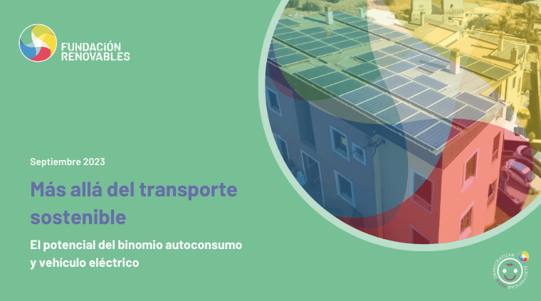 A un vehículo eléctrico le basta con los excedentes del autoconsumo, según un estudio de la Fundación Renovables