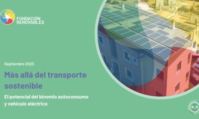 A un vehículo eléctrico le basta con los excedentes del autoconsumo, según un estudio de la Fundación Renovables
