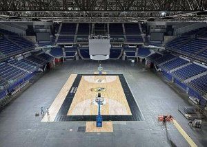 Una imagen de la cancha del recinto madrileño
